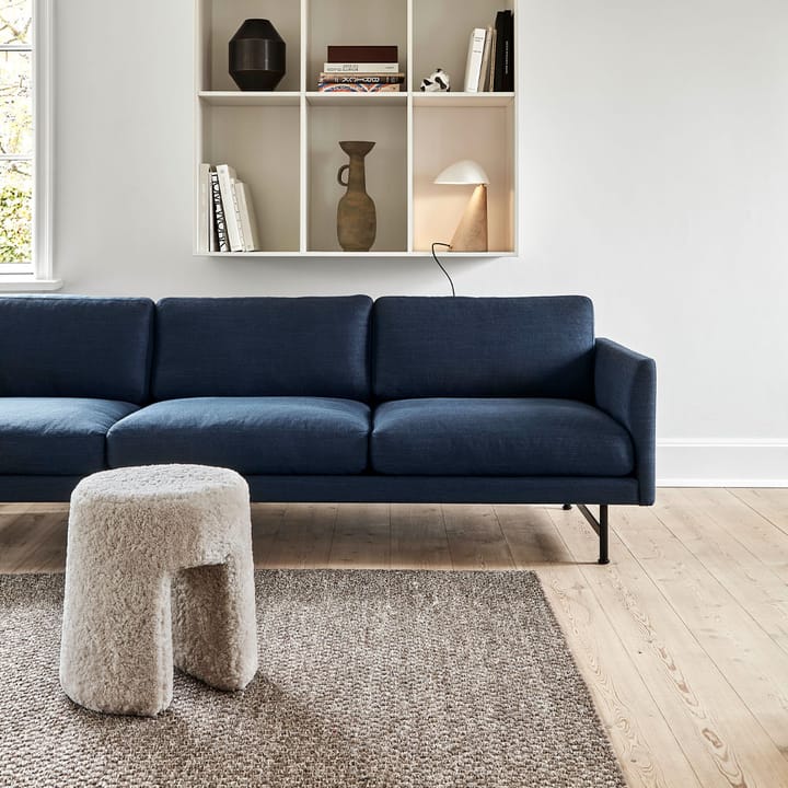 Sofá Calmo 5623, Sunniva 717 - acero negro Fredericia Furniture