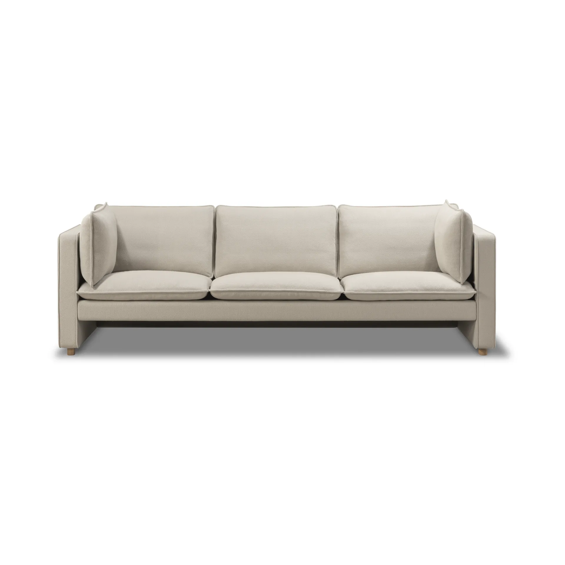 Sofá Jota, Vidar 146-roble aceitado claro, 231 cm, 3 plazas Fredericia Furniture