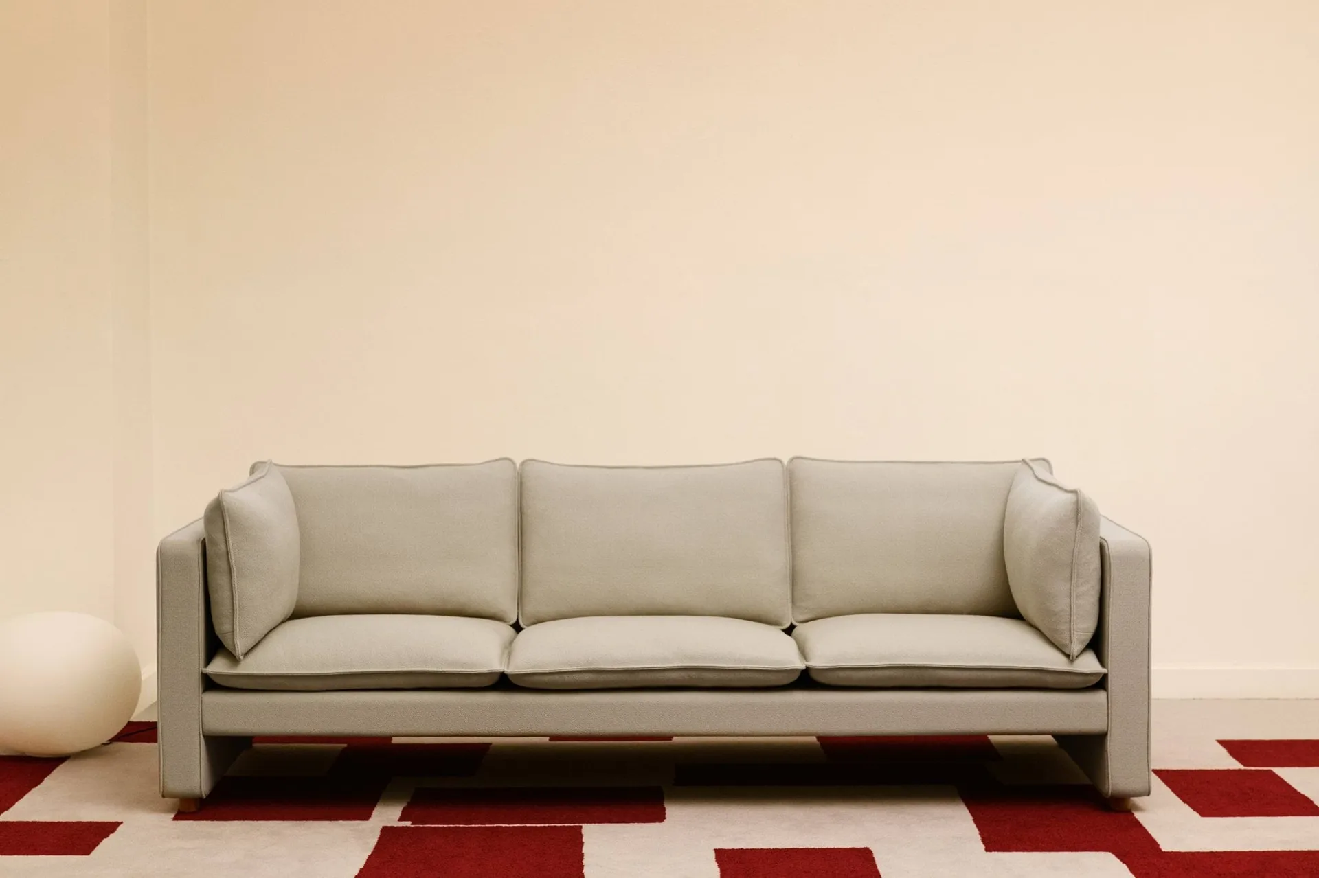 Sofá Jota, Vidar 146-roble aceitado claro, 231 cm, 3 plazas Fredericia Furniture