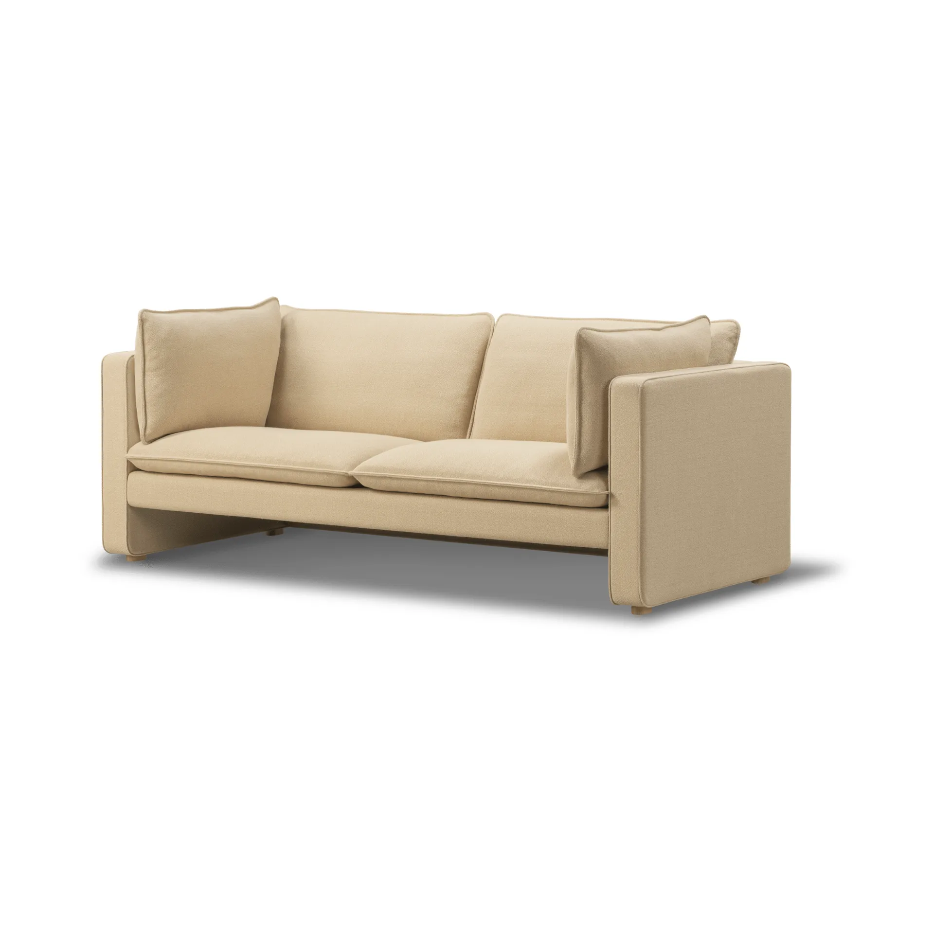 Sofá Jota, Vidar 323-roble aceitado claro, 185 cm, 2 plazas Fredericia Furniture