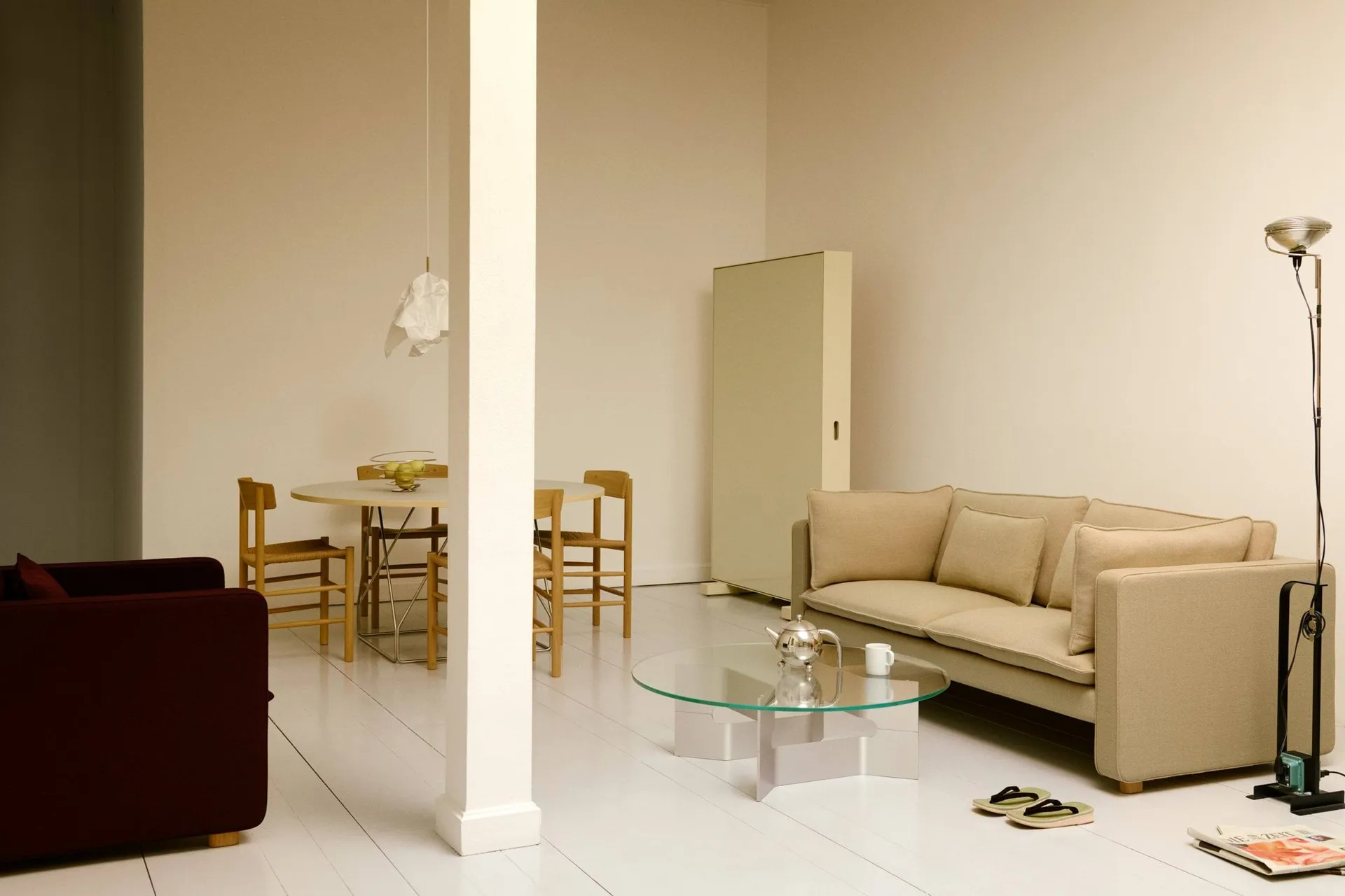 Sofá Jota, Vidar 323-roble aceitado claro, 185 cm, 2 plazas Fredericia Furniture