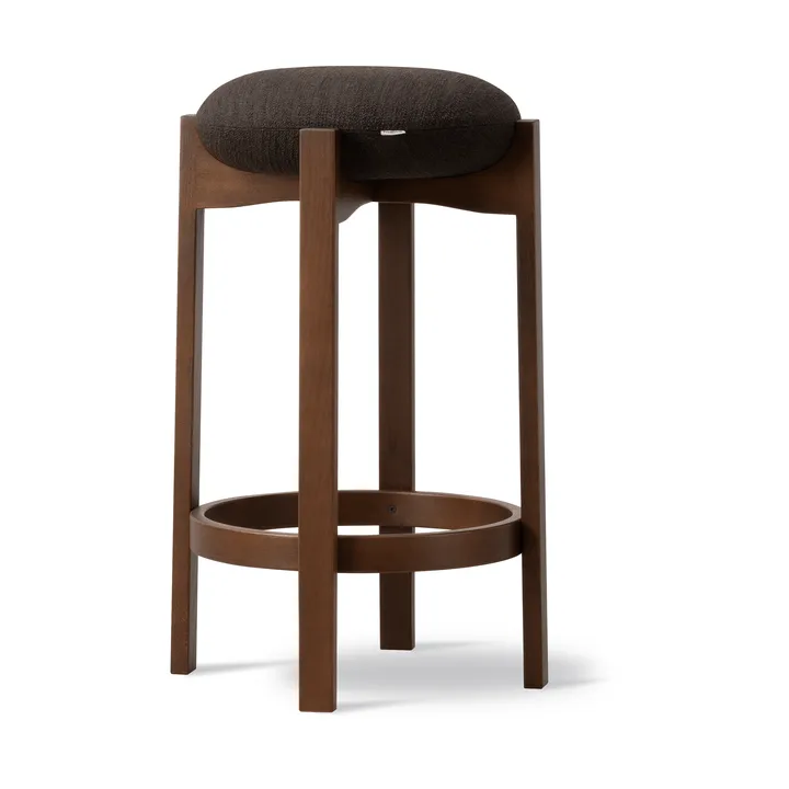 Taburete alto Pioneer  - Odino RC41 dark brown-haya lacada oscura - Fredericia Furniture