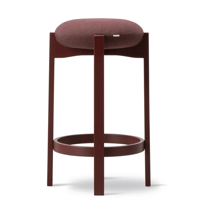 Taburete alto Pioneer  - Odino RC43 burdeos-burdeos haya - Fredericia Furniture