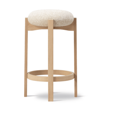 Taburete alto Pioneer  - Zero 0001 - roble lacado - Fredericia Furniture