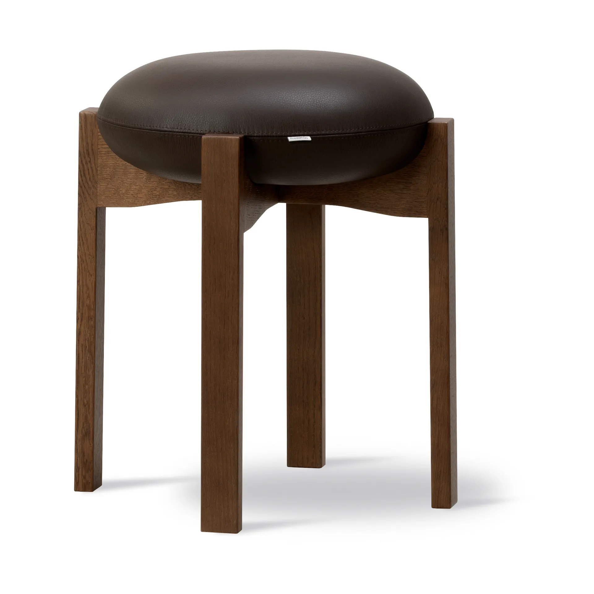Taburete bajo Pioneer, Primo 86-1 - roble teñido ahumado lacado Fredericia Furniture