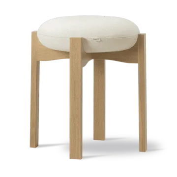 Taburete bajo Pioneer - Vidar 0106-roble lacado - Fredericia Furniture