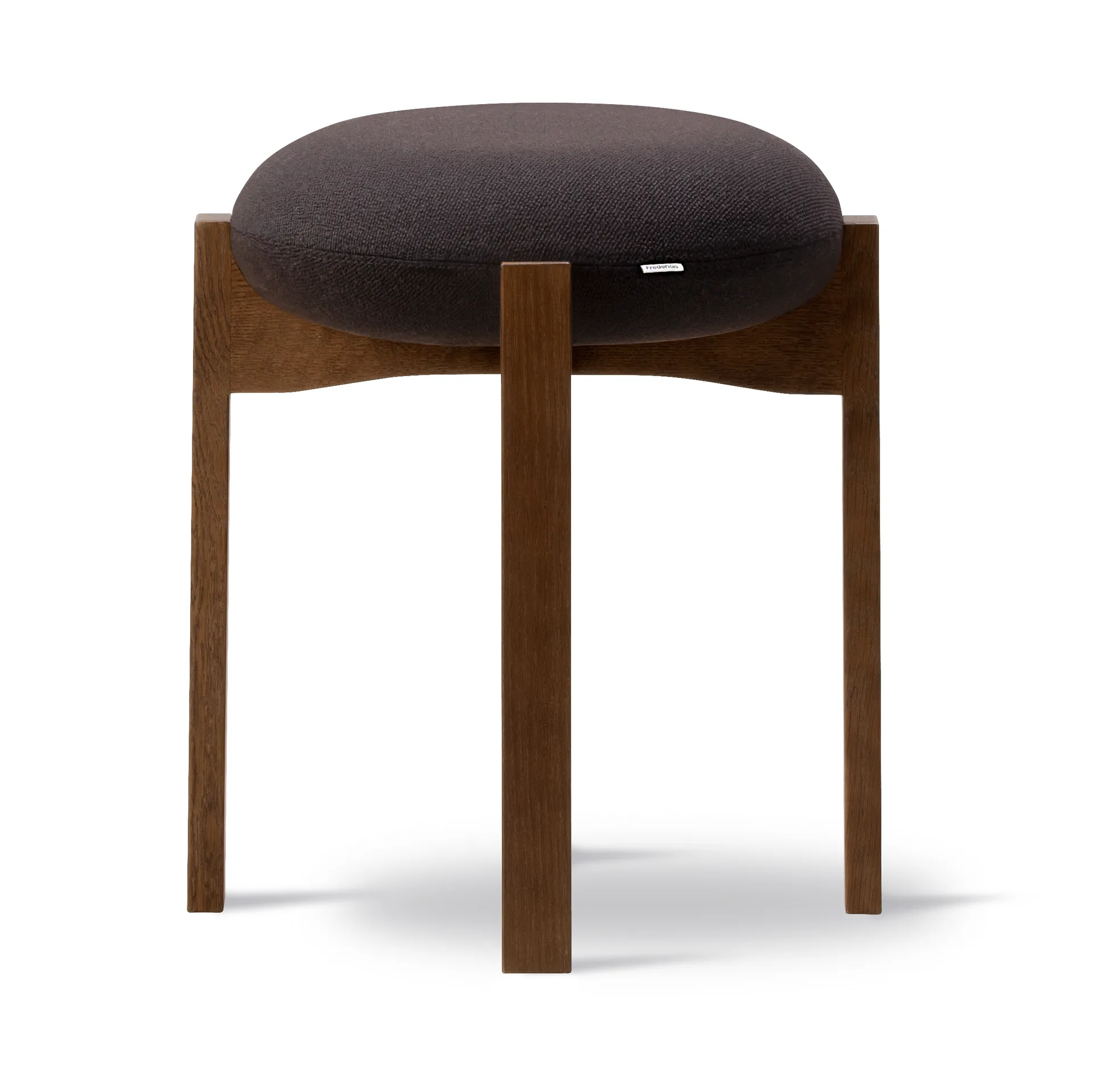 Taburete bajo Pioneer, Vidar 386-roble teñido ahumado lacado Fredericia Furniture