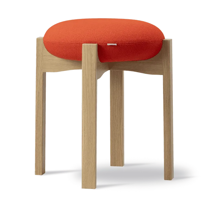 Taburete bajo Pioneer - Vidar 542-roble lacado - Fredericia Furniture