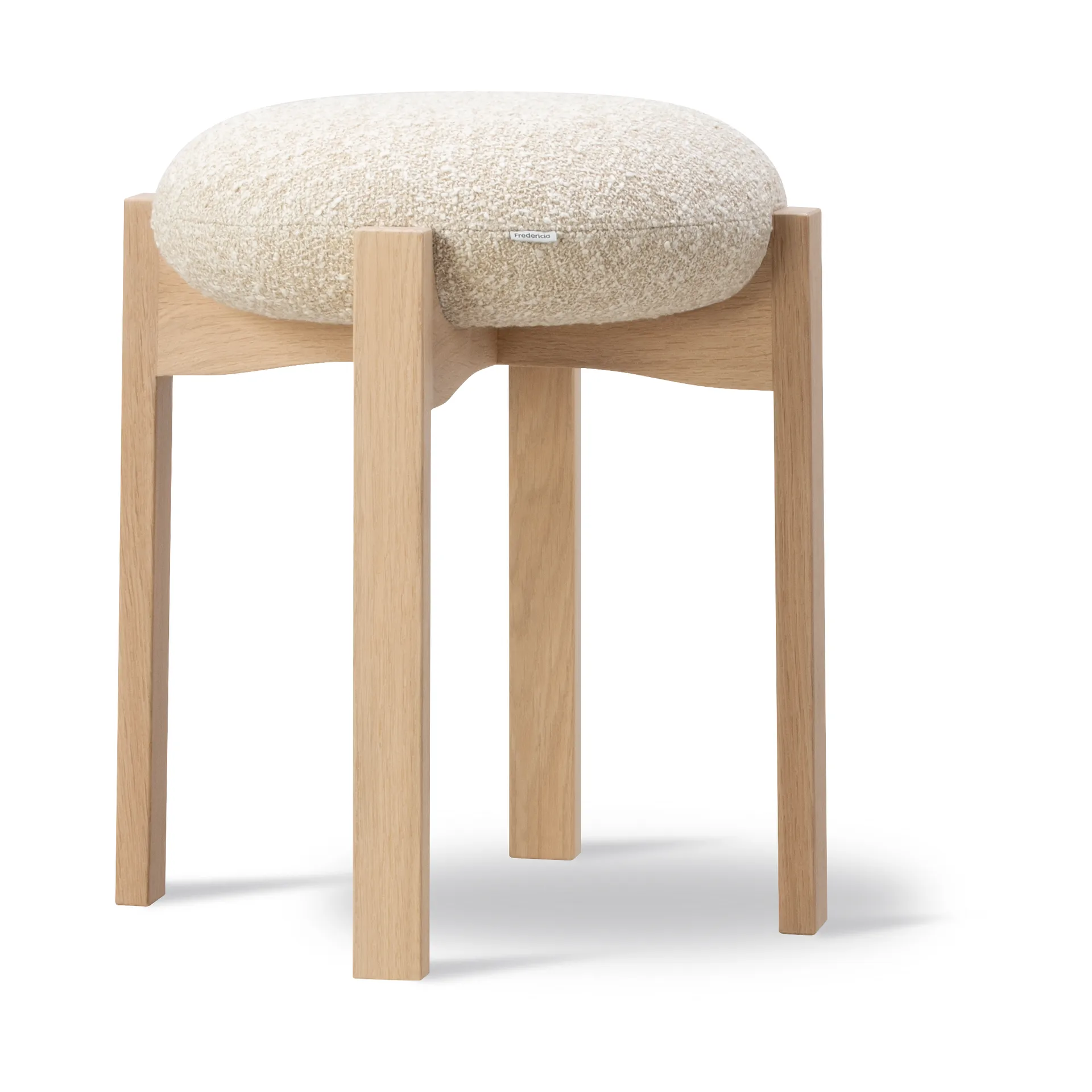 Taburete bajo Pioneer, Zero 0001 - lacado roble Fredericia Furniture