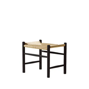 Taburete J16 - Natural - roble lacado negro - Fredericia Furniture