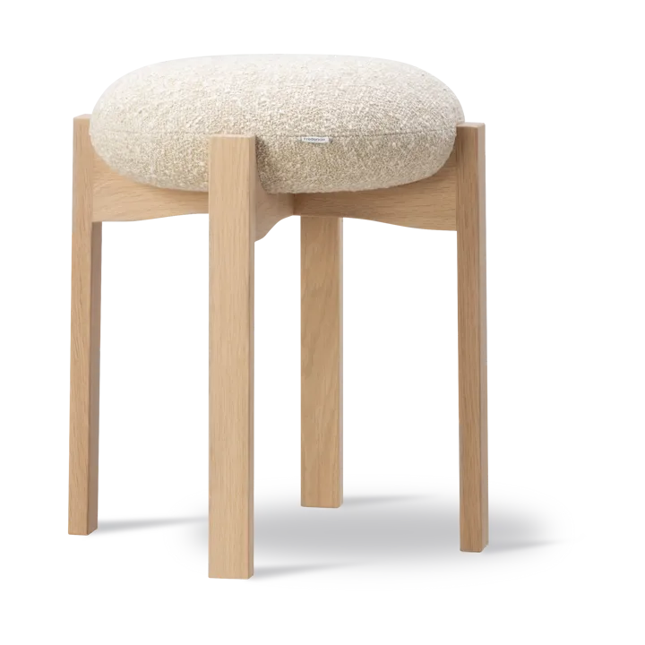 Taburete redondo Pioneer bajo - Zero 0001 - lacado roble - Fredericia Furniture