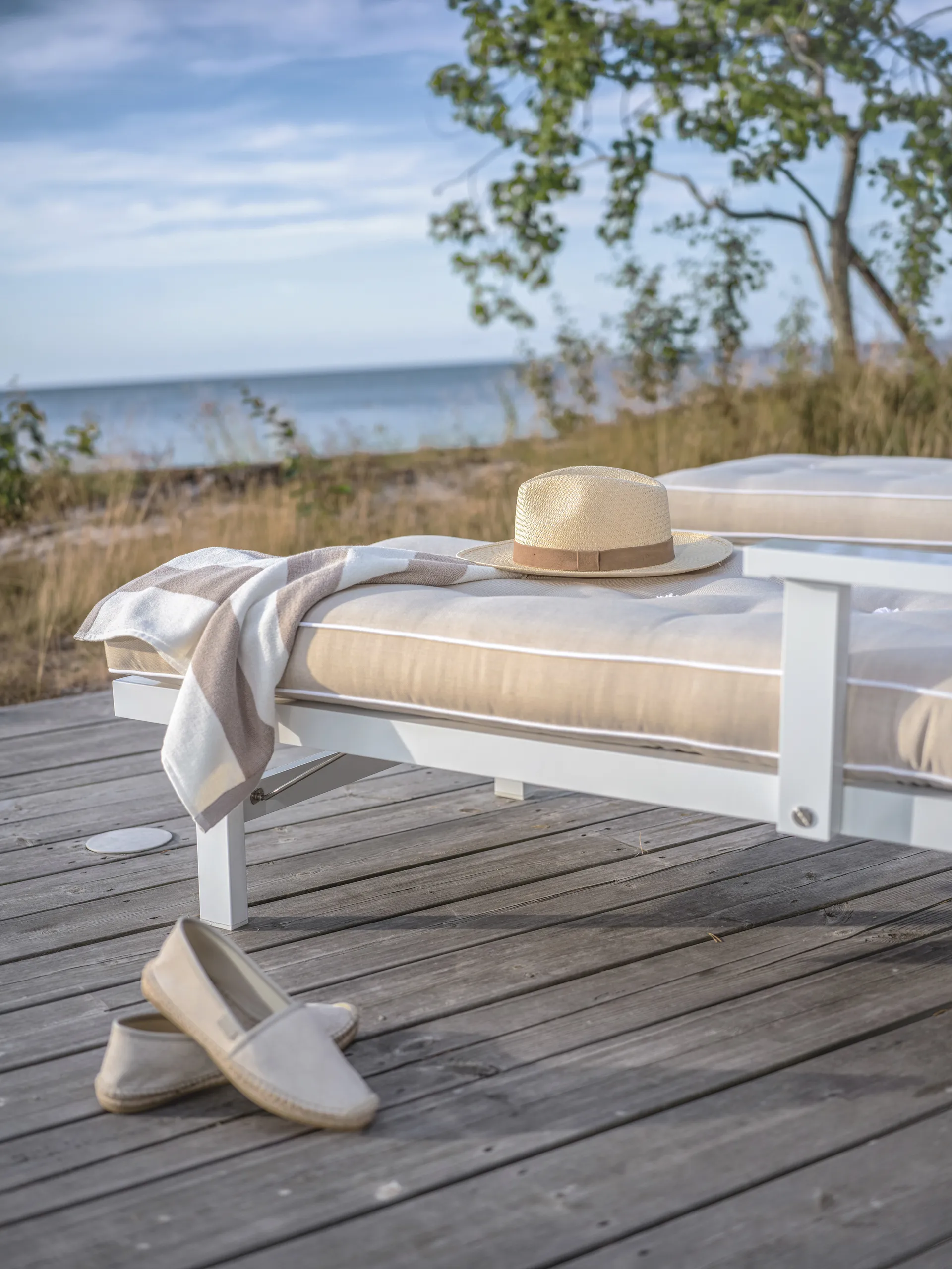 Cama plegable 31, Blanco, 79x174 cm Fri Form