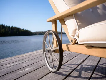 Cama plegable 31 - Teca, 78×171 cm - Fri Form