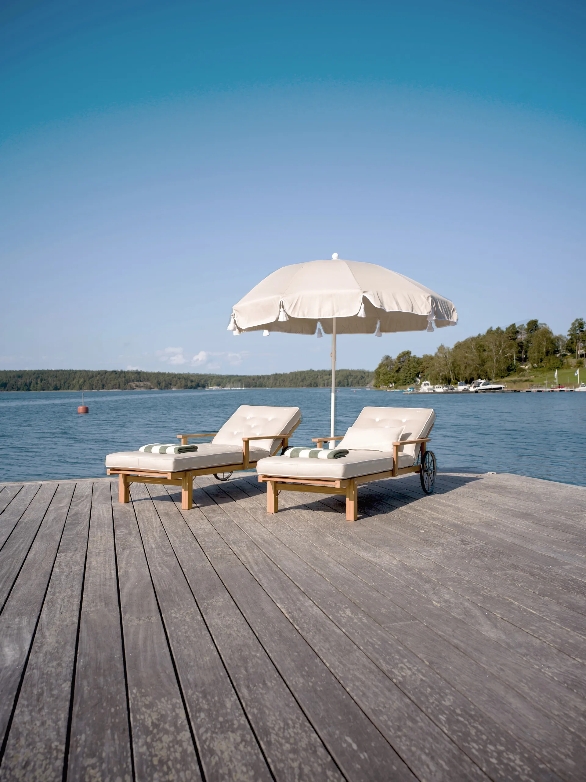 Cama plegable 31, Teca, 78×171 cm Fri Form