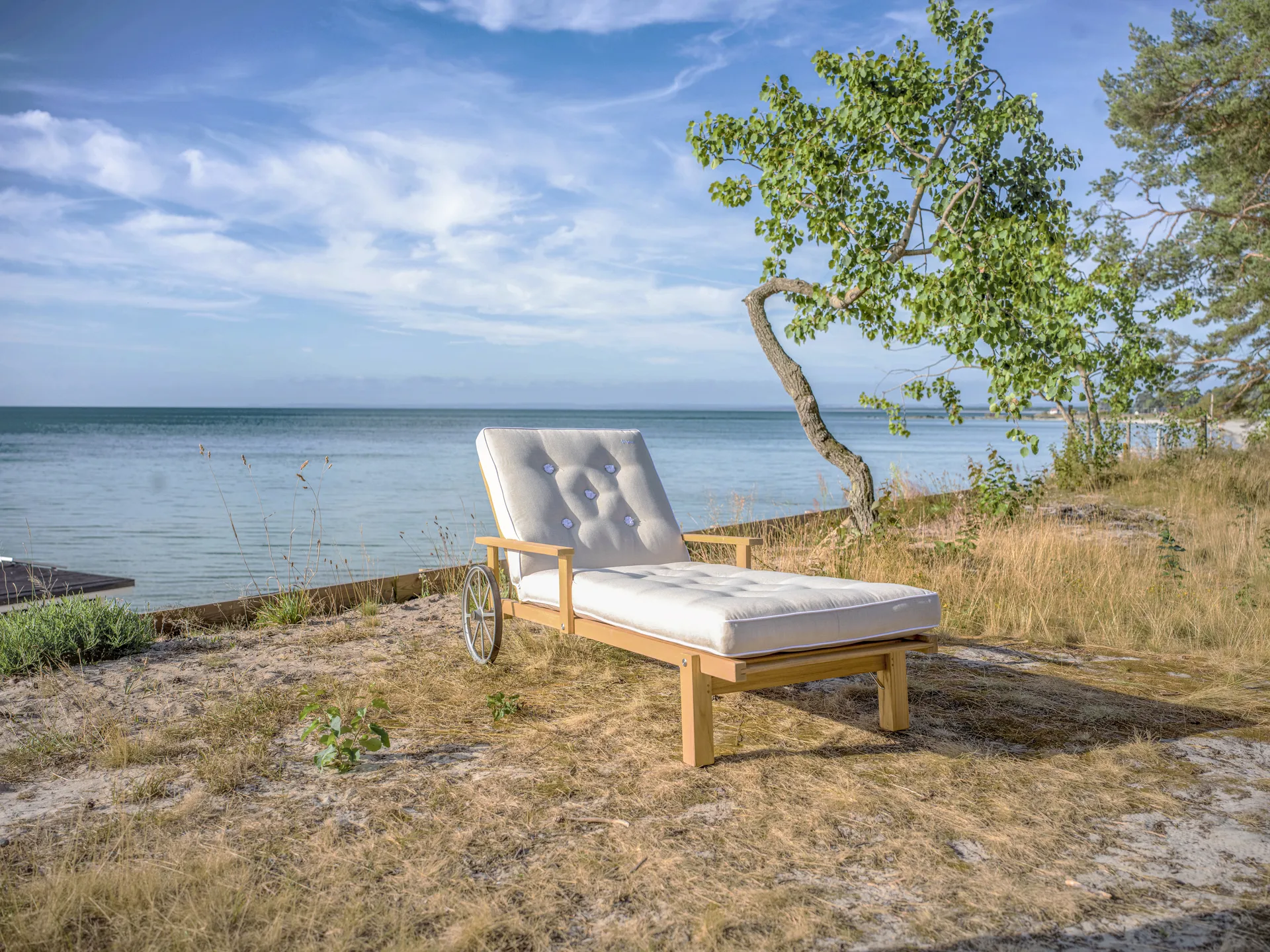 Cama plegable 31, Teca, 78×171 cm Fri Form