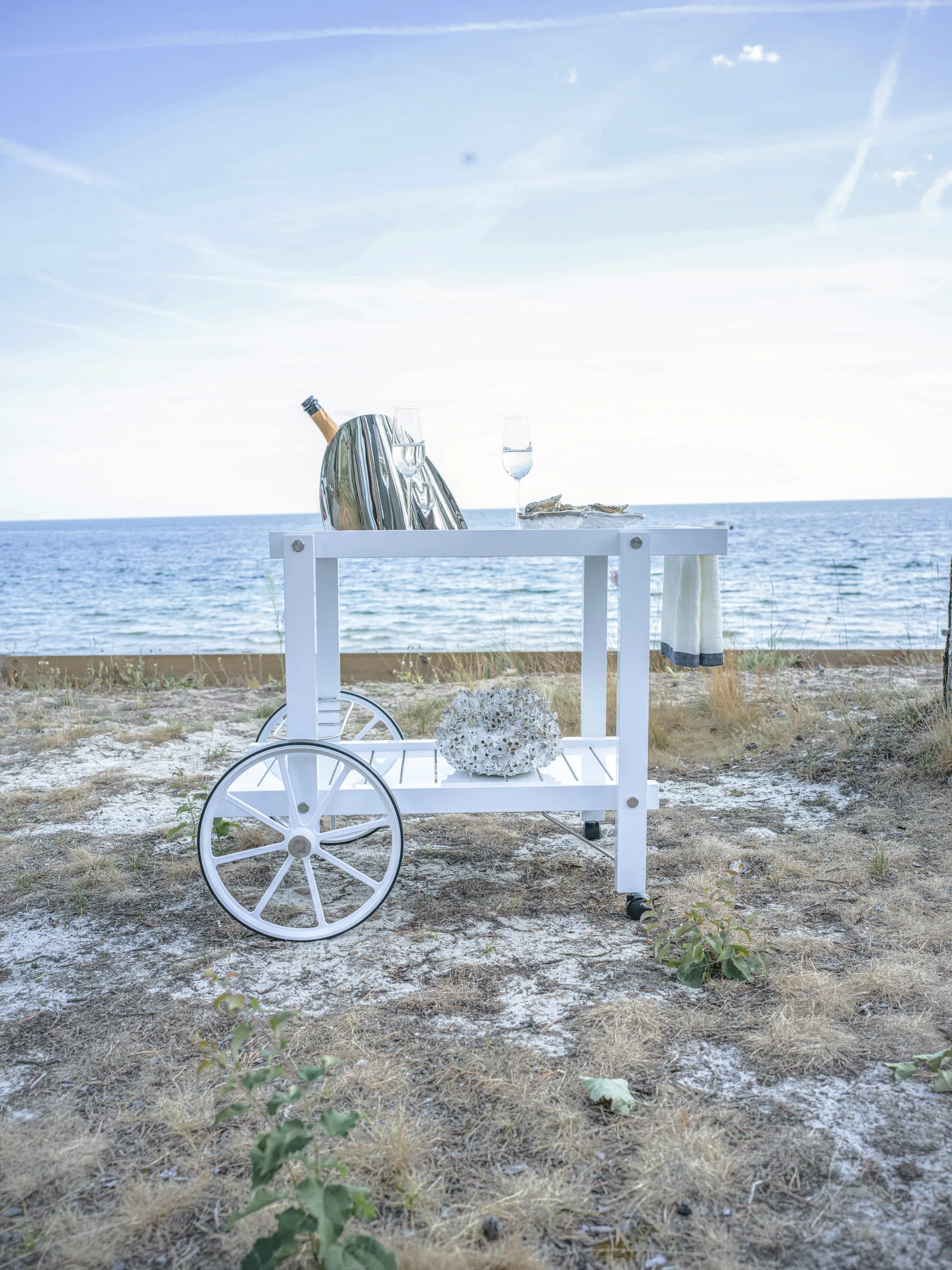 Carrito de servicio 14, Blanco Fri Form