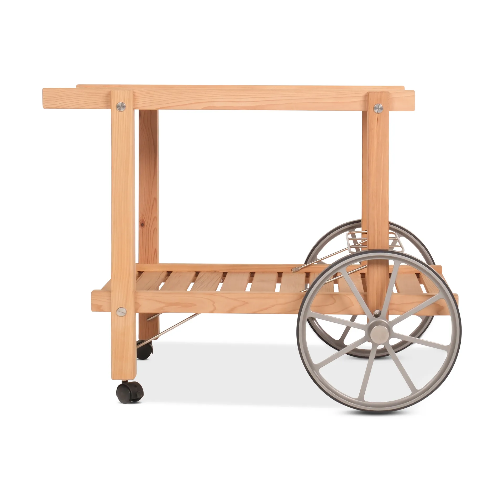 Carrito de servicio 14, Redwood, 45 × 77 × 67 cm Fri Form