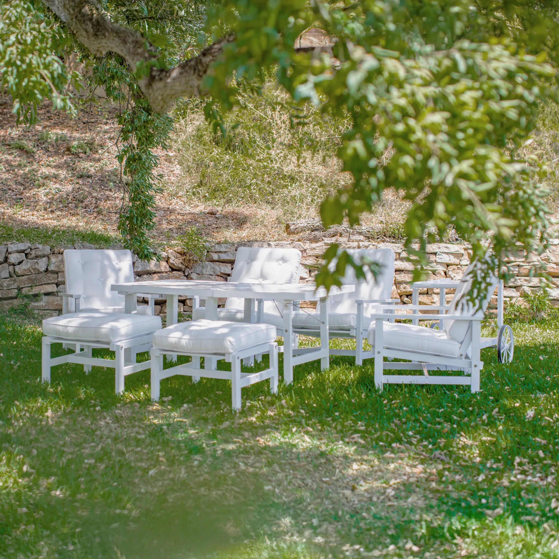 Extensión de mesa con patas 68, Blanco, H: 66 cm Fri Form