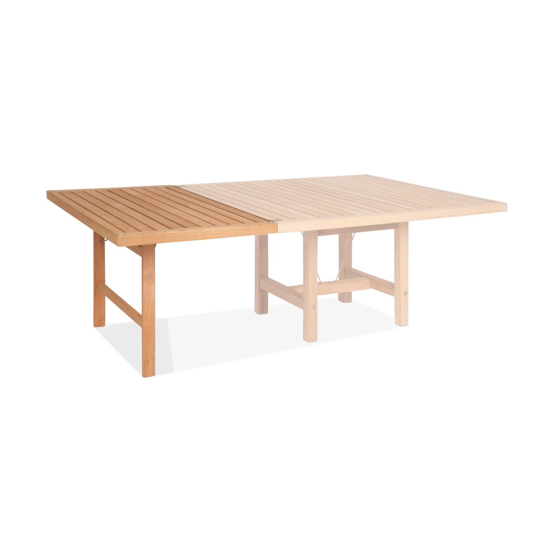 Extensión de mesa con patas 68, Redwood, H: 68 cm Fri Form