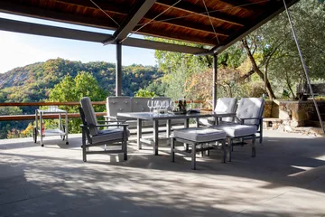 Mesa 62 - Grey, 142×80×65,5 cm - Fri Form