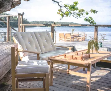 Mesa 63  - Teca, 150×73×51 cm - Fri Form