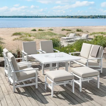 Mesa 65 - Blanco, 124×122×72 cm - Fri Form