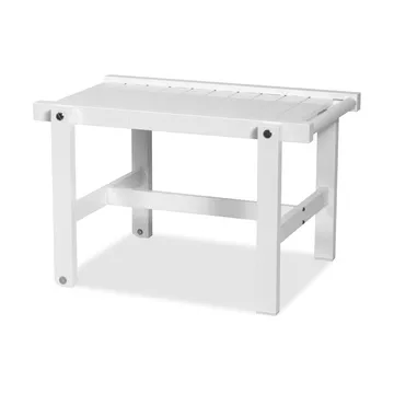 Mesa auxiliar con ruedas 49 - Blanco, 50×46 cm - Fri Form