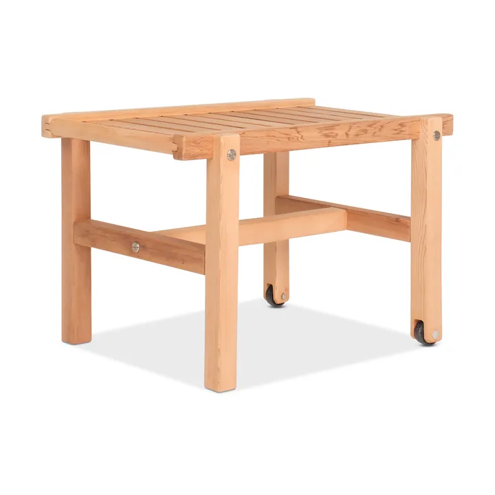 Mesa auxiliar con ruedas 49 - Redwood, 48×45 cm - Fri Form