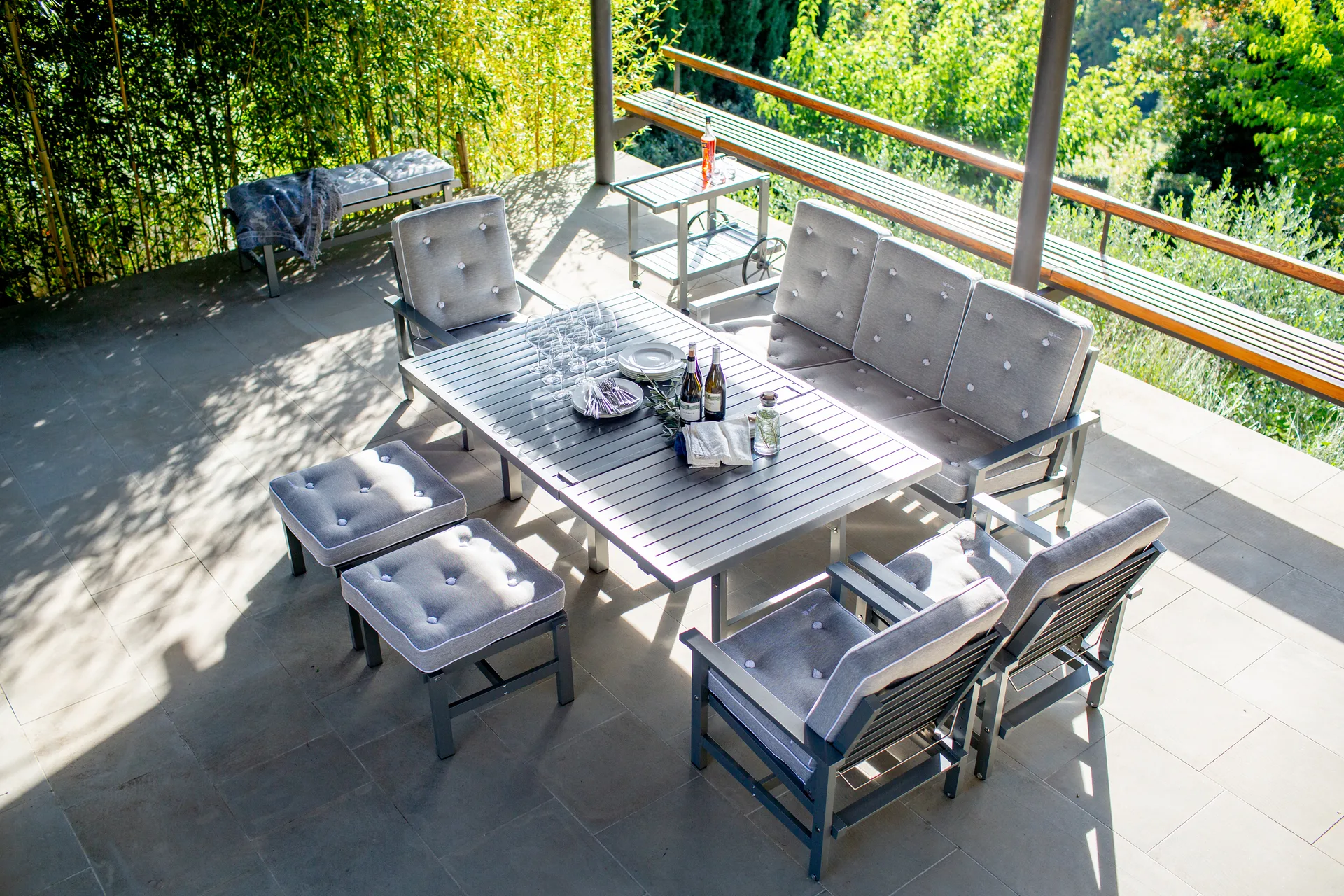 Sofá 09, Gris, 3-seats Fri Form