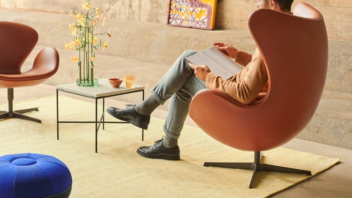 Asiento puff Pouf pequeño, Ultramarine Fritz Hansen