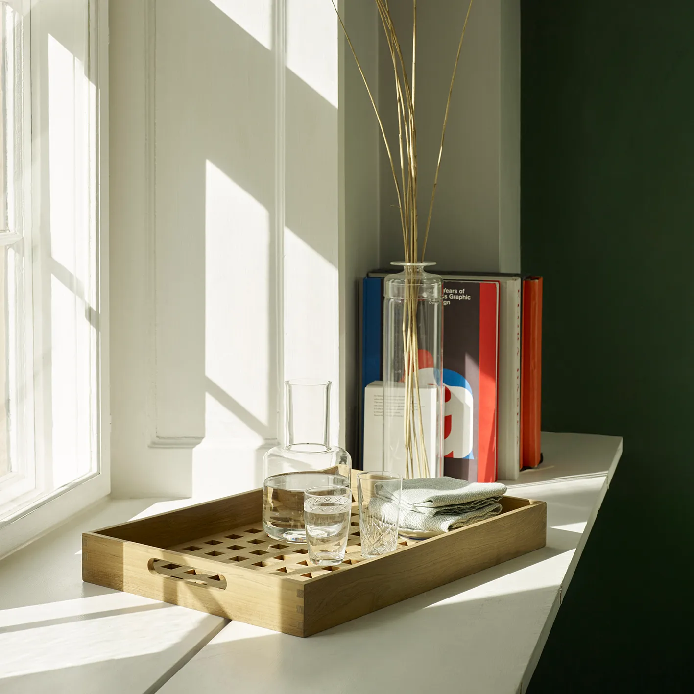 Bandeja Fionia 32x48 cm, teca Fritz Hansen