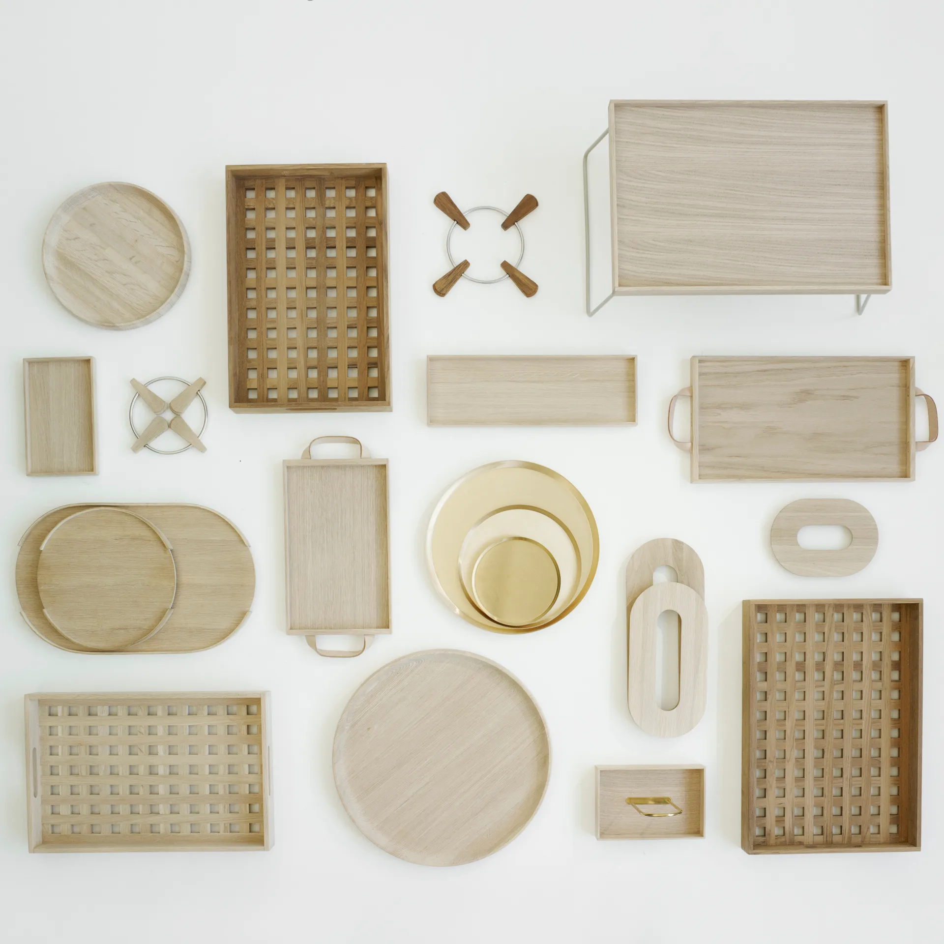 Bandeja Fionia 36x52 cm, teca Fritz Hansen