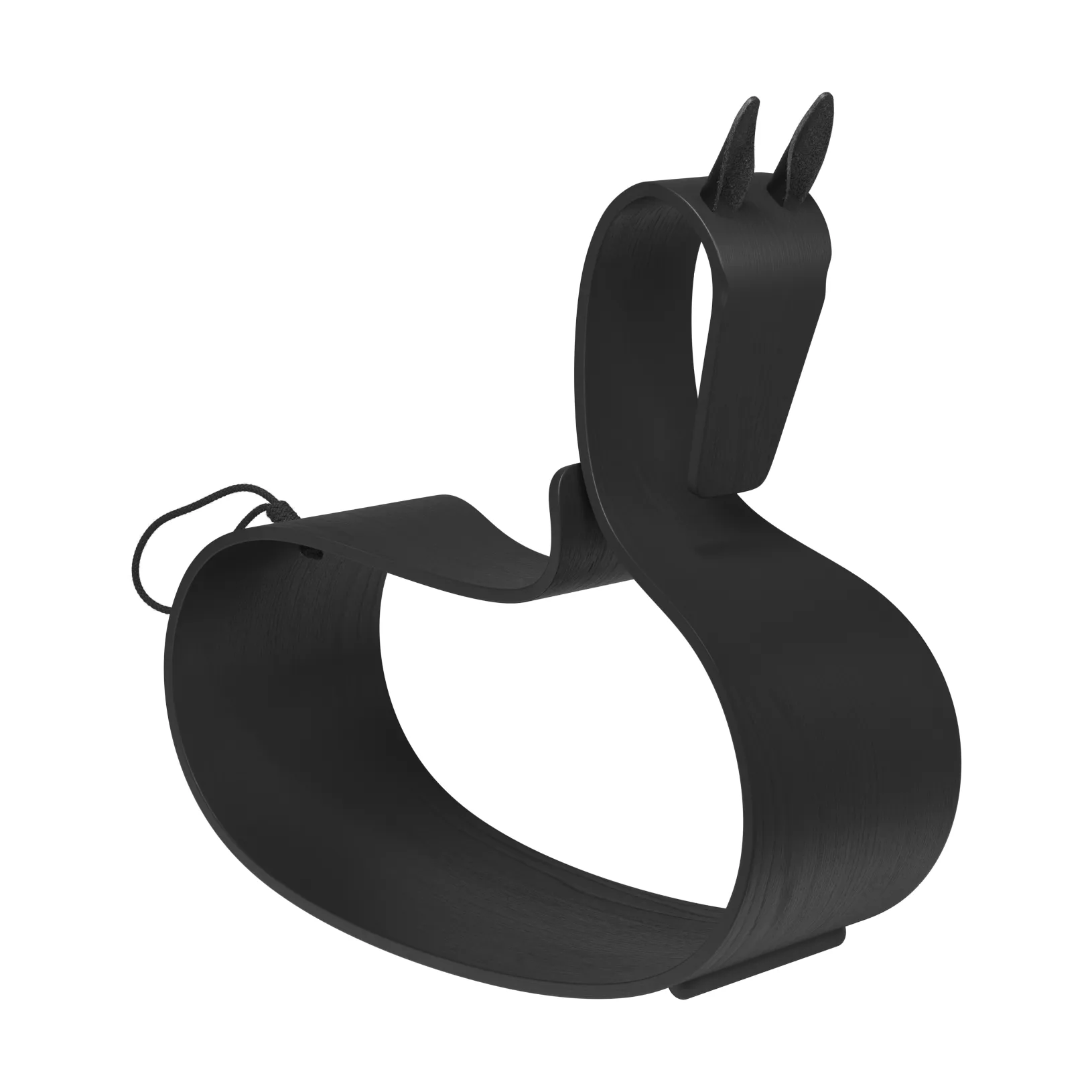 Caballito balancín Rocking Horse, Ceniza negra Fritz Hansen