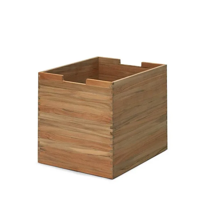 Caja de almacenaje Cutter, grande - Teak - Fritz Hansen