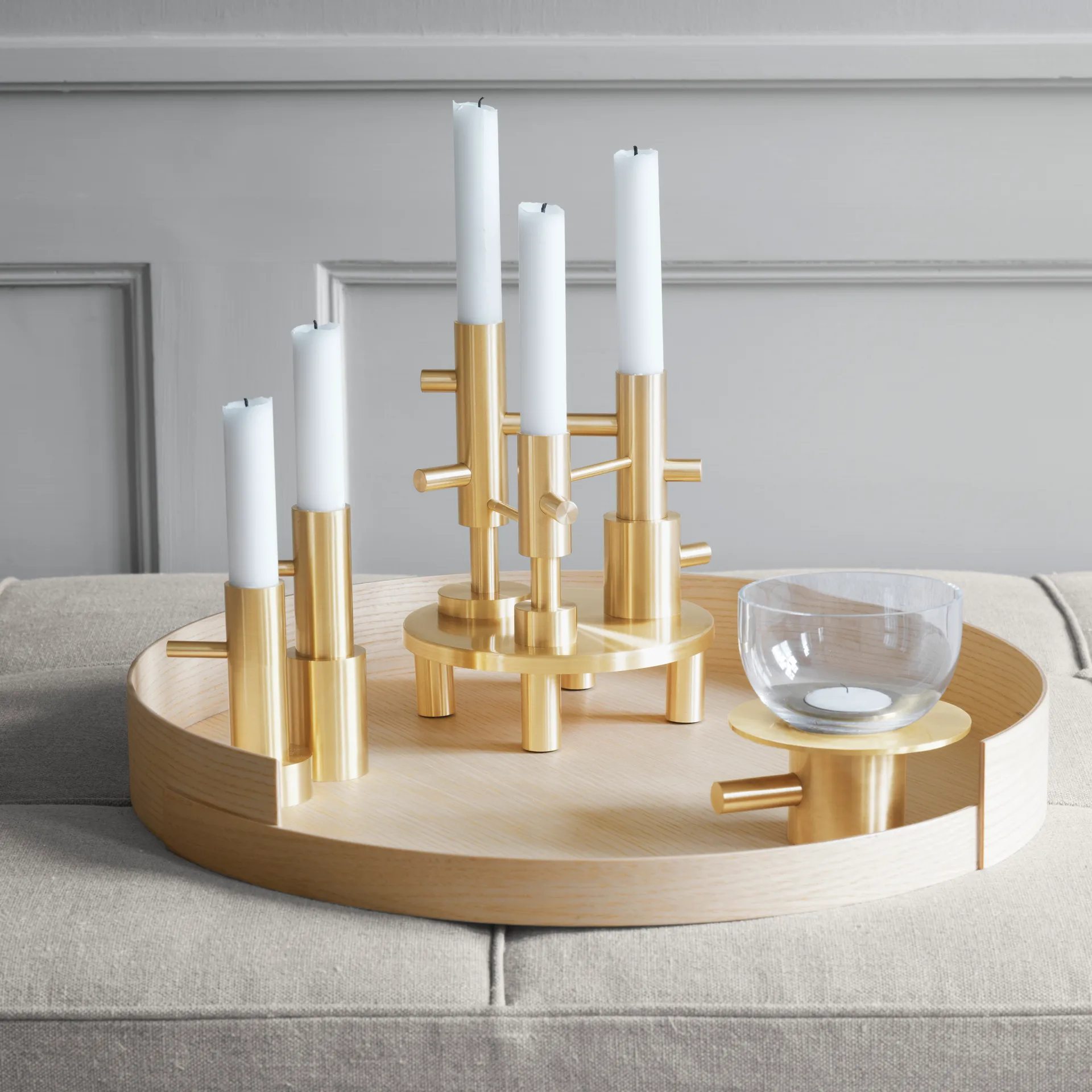 Candelabro Jaime Hayon grande, Latón Fritz Hansen