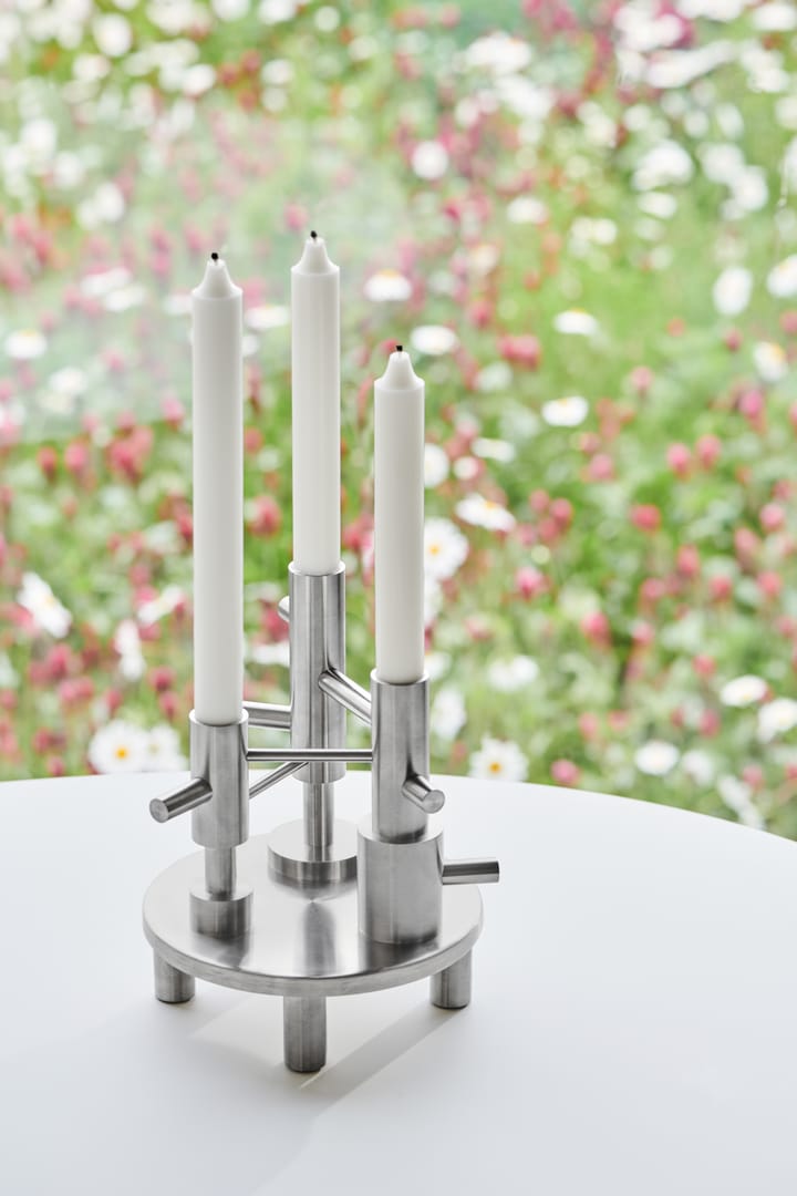 Candelabro Jaime Hayon grande, Stainless steel Fritz Hansen