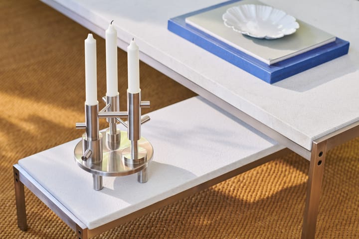 Candelabro Jaime Hayon grande, Stainless steel Fritz Hansen