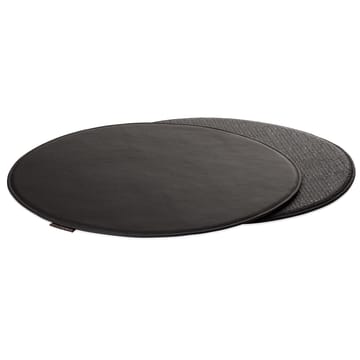 Cojín para silla Series 7 cuero - Black - Fritz Hansen