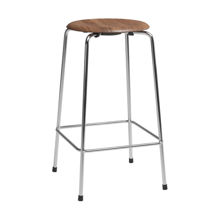 High Dot counter stool 4 patas - Nogal-cromo - Fritz Hansen