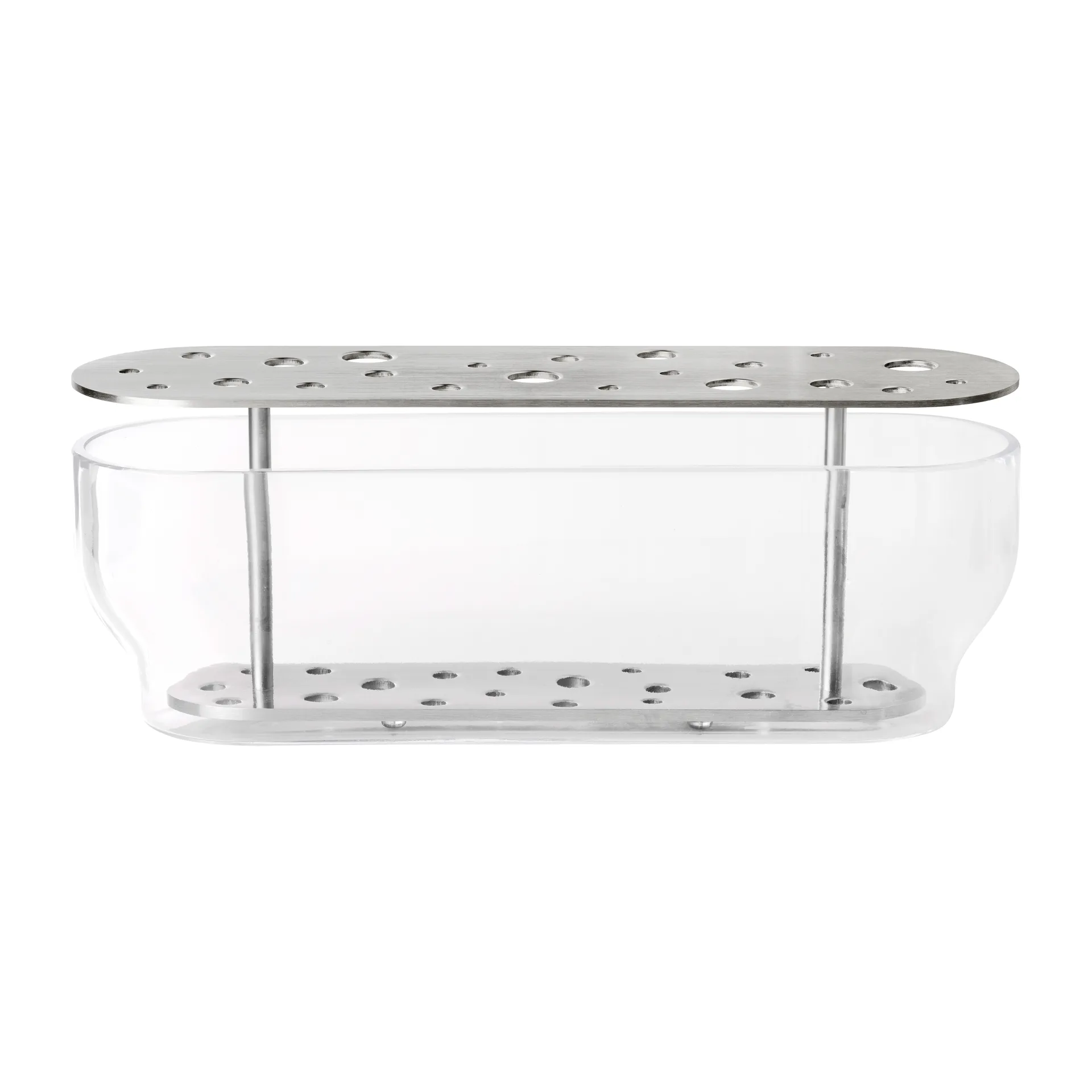 Jarrón Ikebana acero inoxidable, Long Fritz Hansen