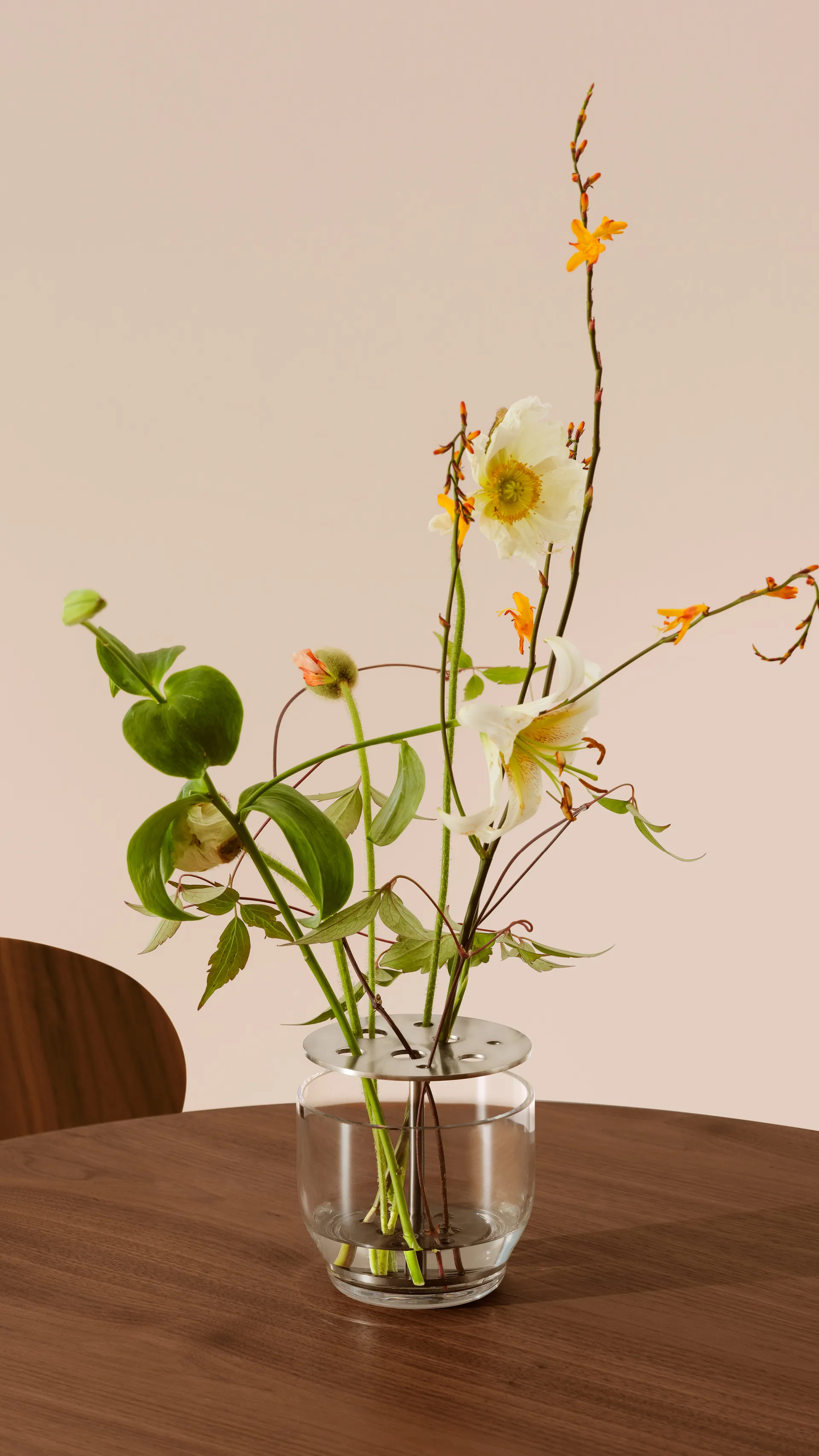 Jarrón Ikebana acero inoxidable, Small Fritz Hansen