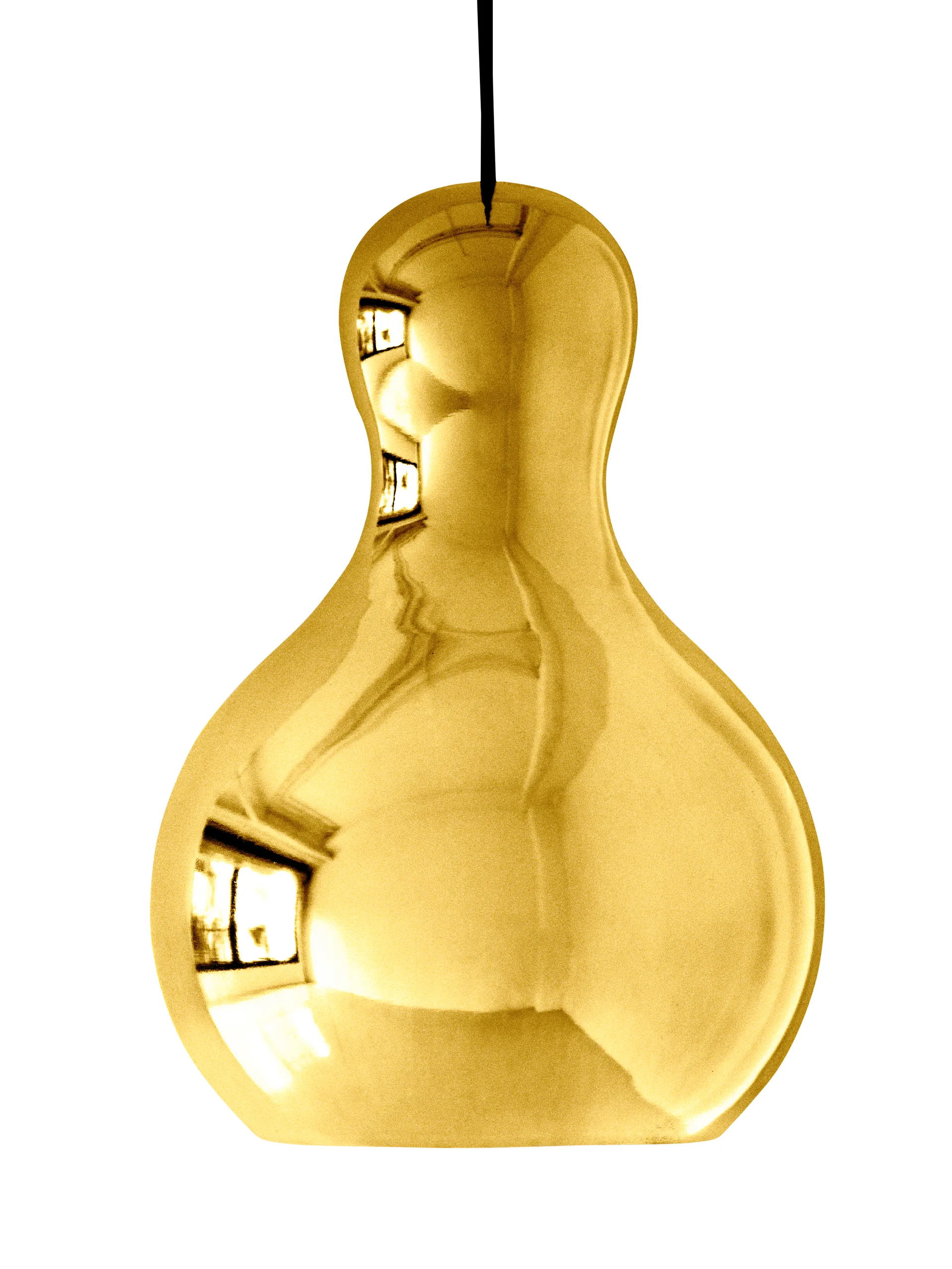 Lámpara colgante Calabash P1, Dorado Fritz Hansen