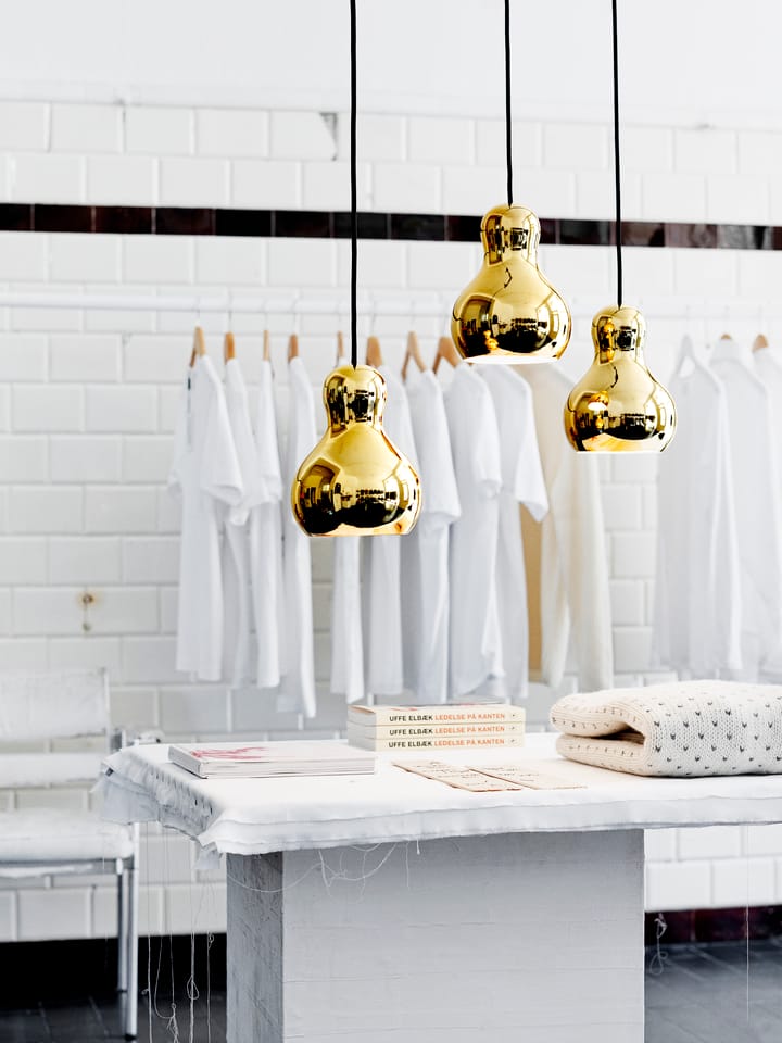 Lámpara colgante Calabash P1, Dorado Fritz Hansen