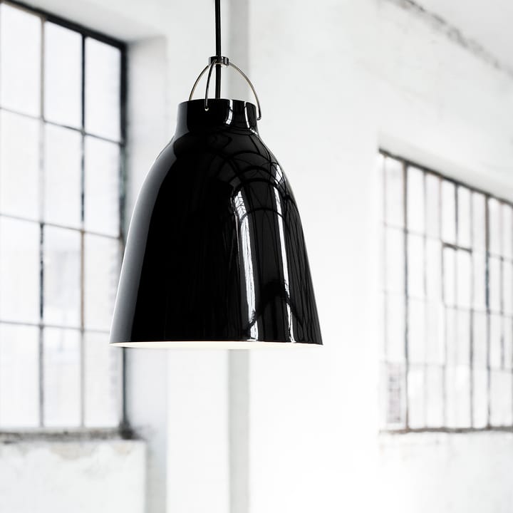 Lámpara colgante Caravaggio P3 - negro-negro - Fritz Hansen