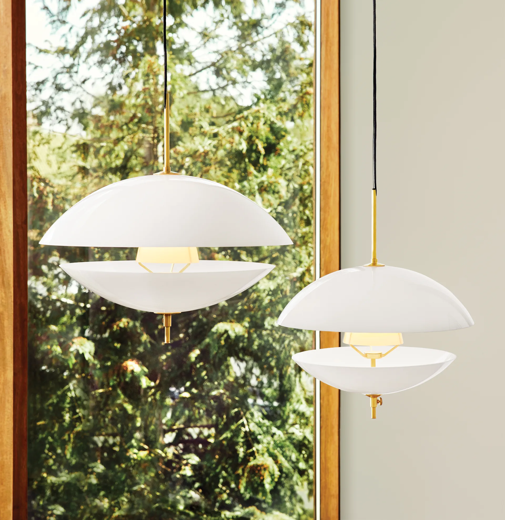 Lámpara colgante Clam, Ø44 cm Fritz Hansen