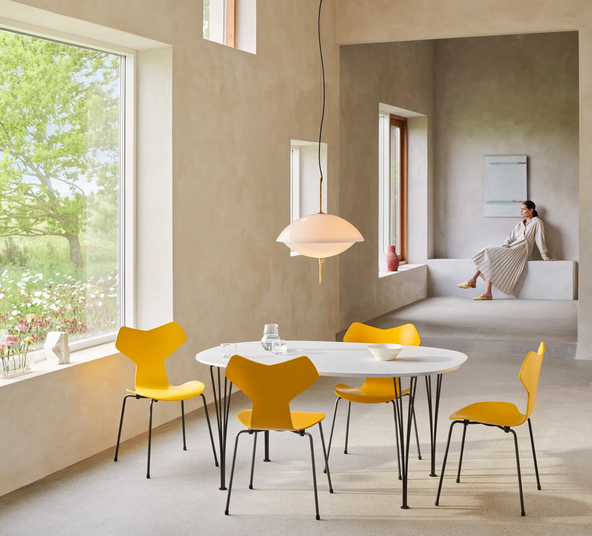 Lámpara colgante Clam, Ø44 cm Fritz Hansen