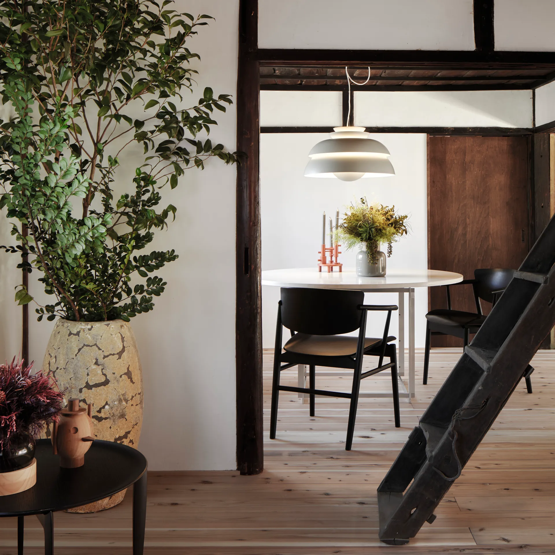 Lámpara colgante Concert blanco, P3 Fritz Hansen