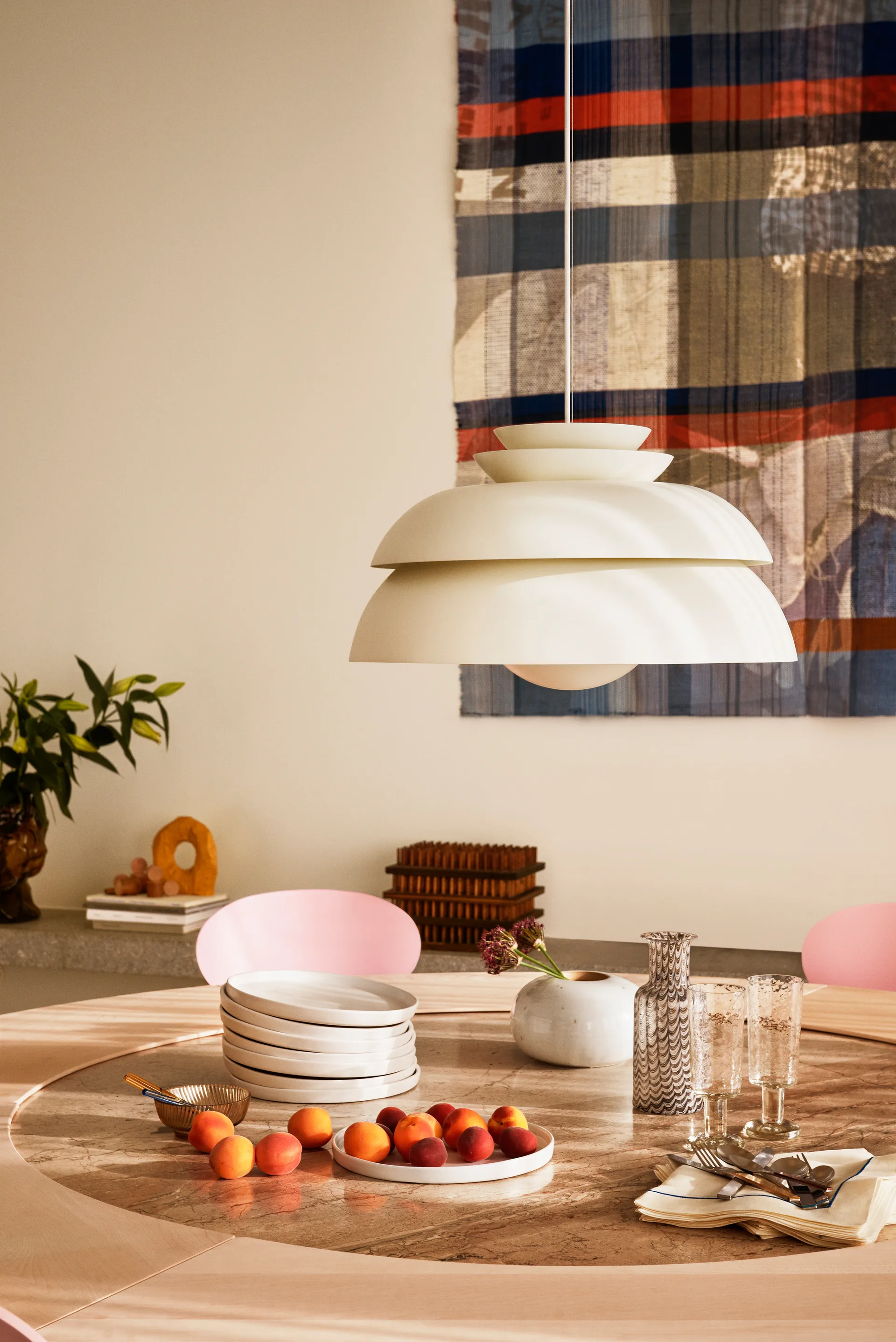 Lámpara colgante Concert blanco, P3 Fritz Hansen