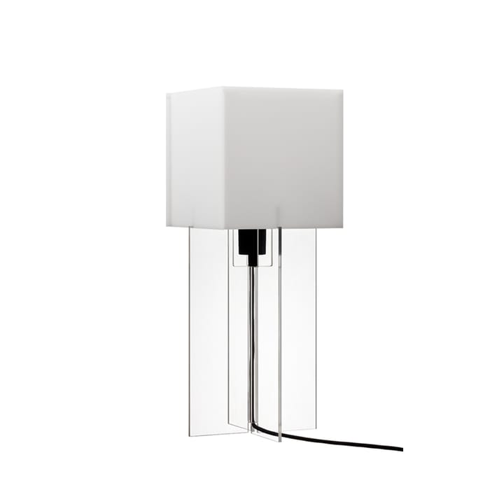 Lámpara de mesa Cross-Plex T-500 - Opal-soporte de acrílico - Fritz Hansen