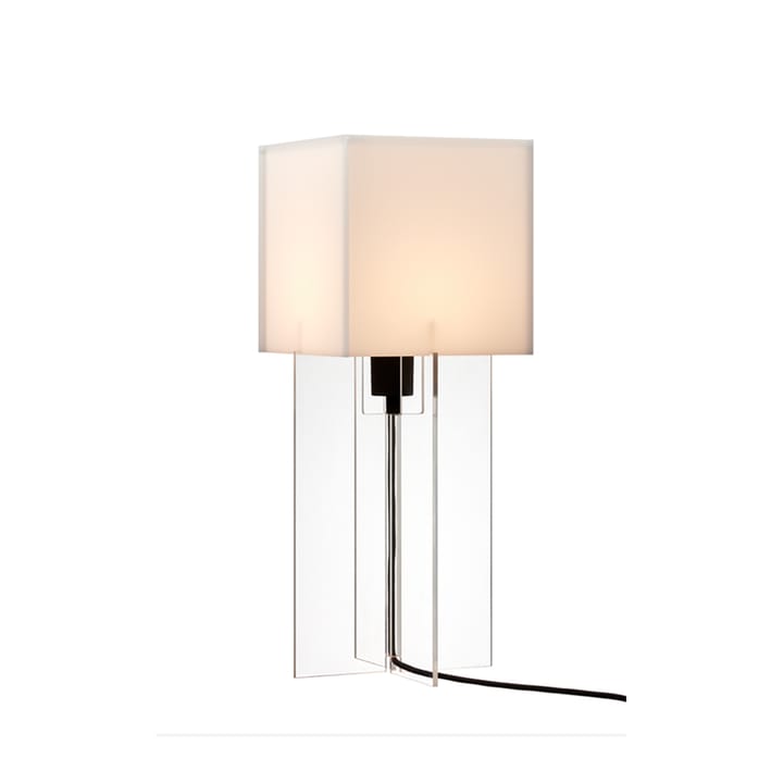 Lámpara de mesa Cross-Plex T-500 - Opal-soporte de acrílico - Fritz Hansen
